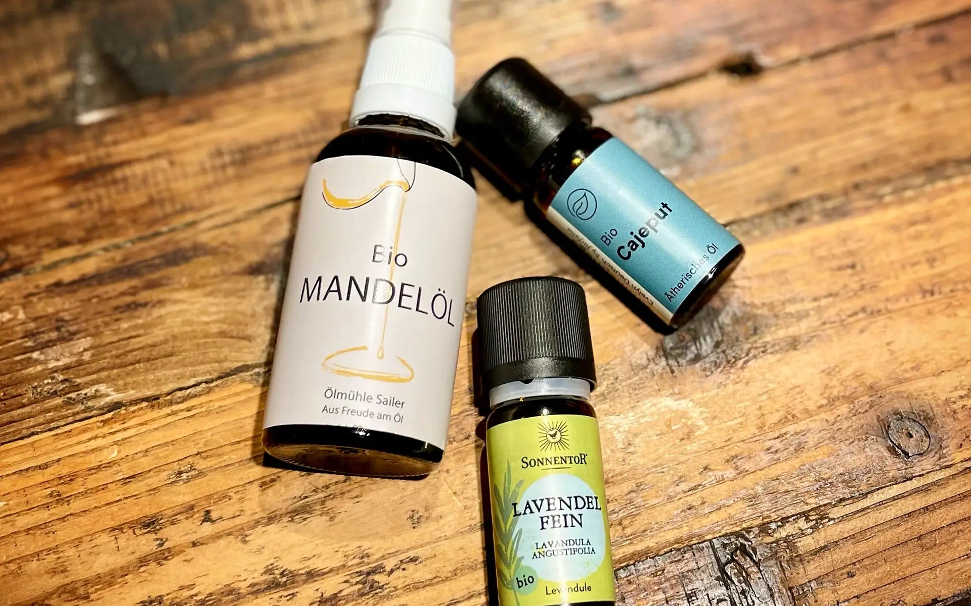 Mandelöl-Cajeput-Lavendel Fußöl