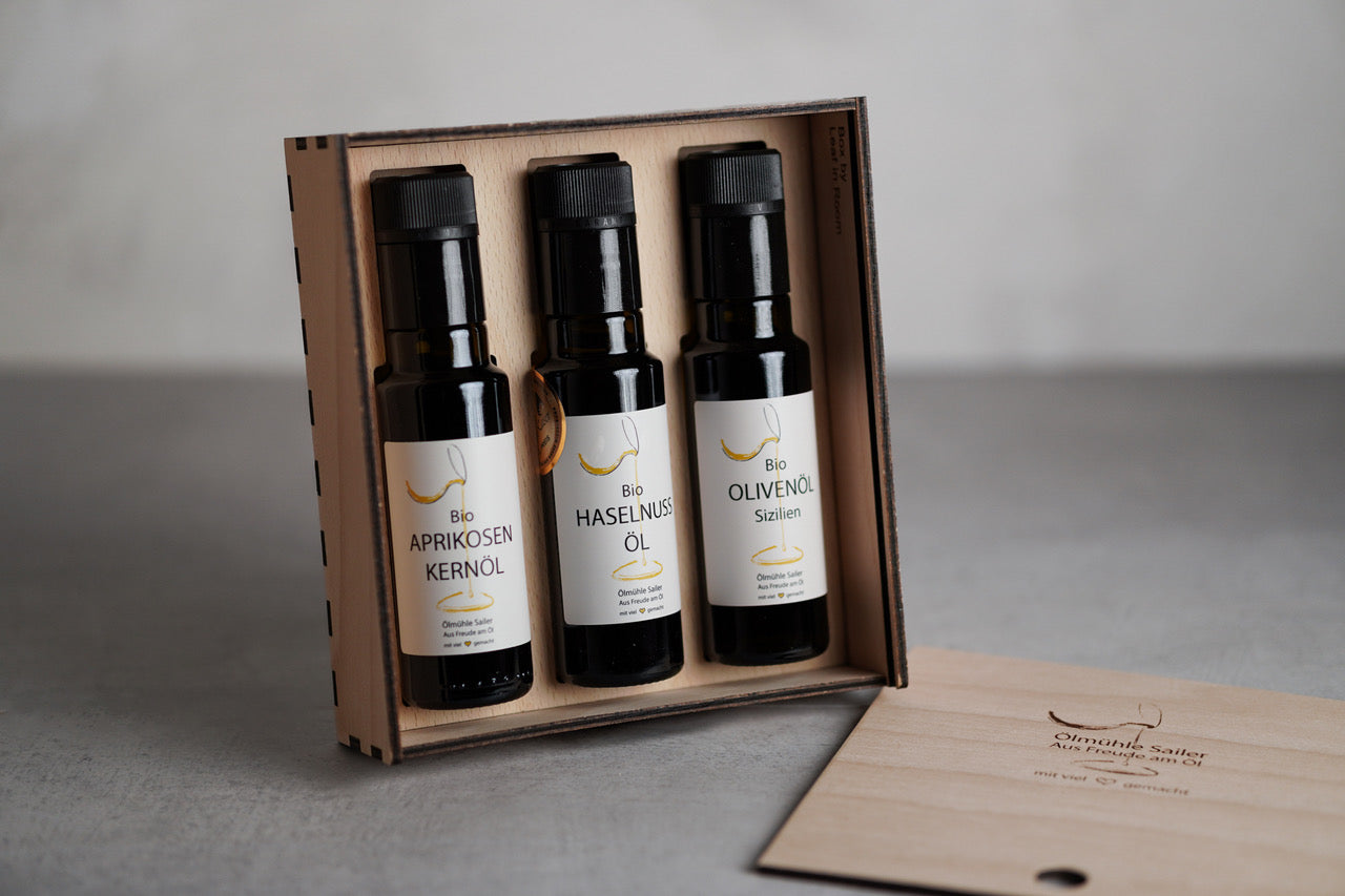 Geschenkbox aus Buchenholz